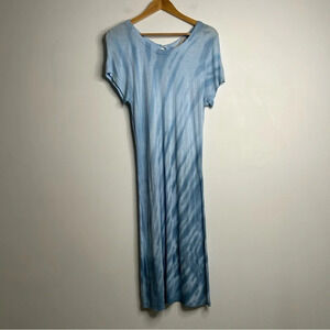 NWT Gypsy 05 Tie Dye Shift Dress Midi Short Sleeve Women’s Large Boho Unique